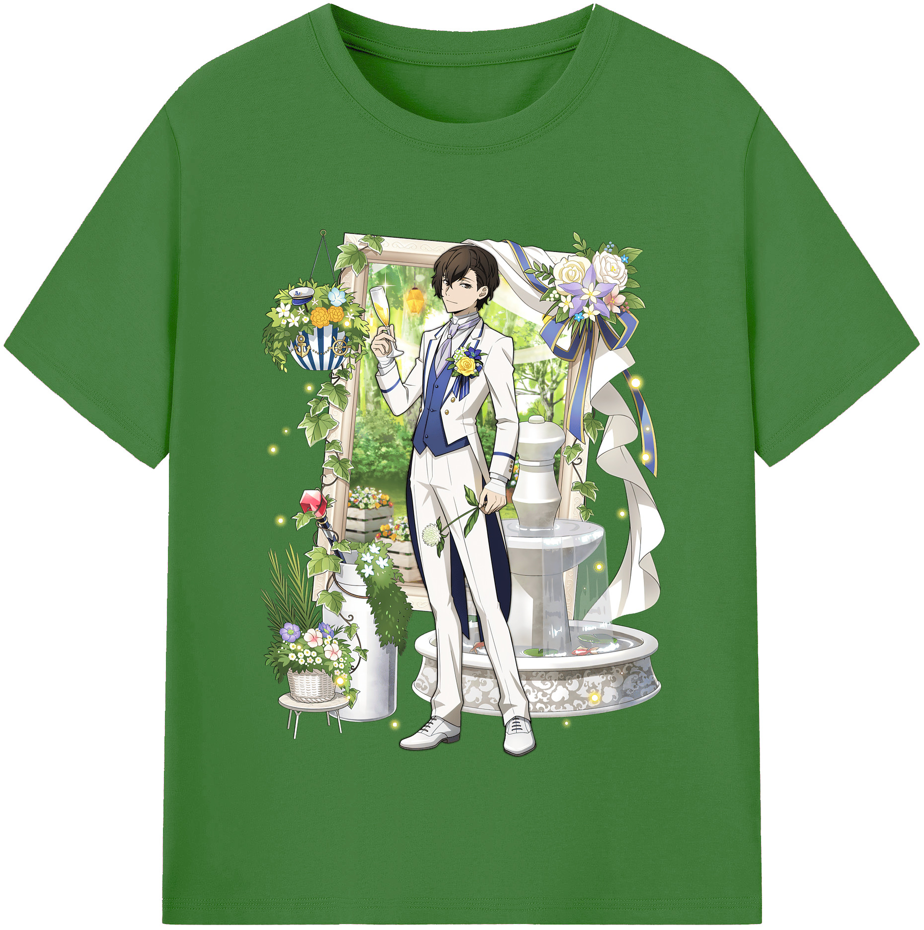 （画像用） 文豪ストレイドッグス Bungo Stray Dogs レディースカジュアルプリントTシャツ（綿100％）